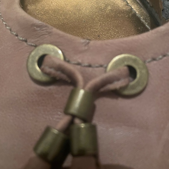 Leather Tassel Heels - Picture 6 of 7